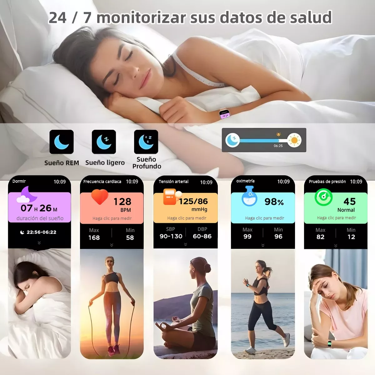 Smartwatch Reloj Deportivo Dama Llamadas Para Ios Y Android