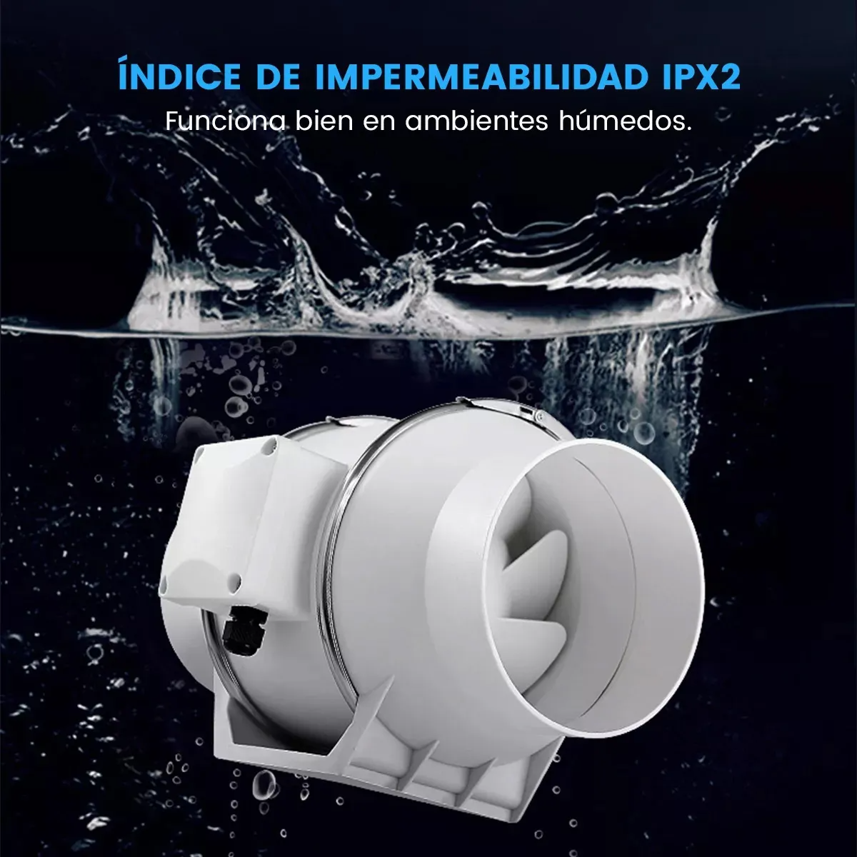 Potente Extractor De Aire Industria cocina Silencioso De 6 Pulgadas FOOWEI extractor de humo industrial