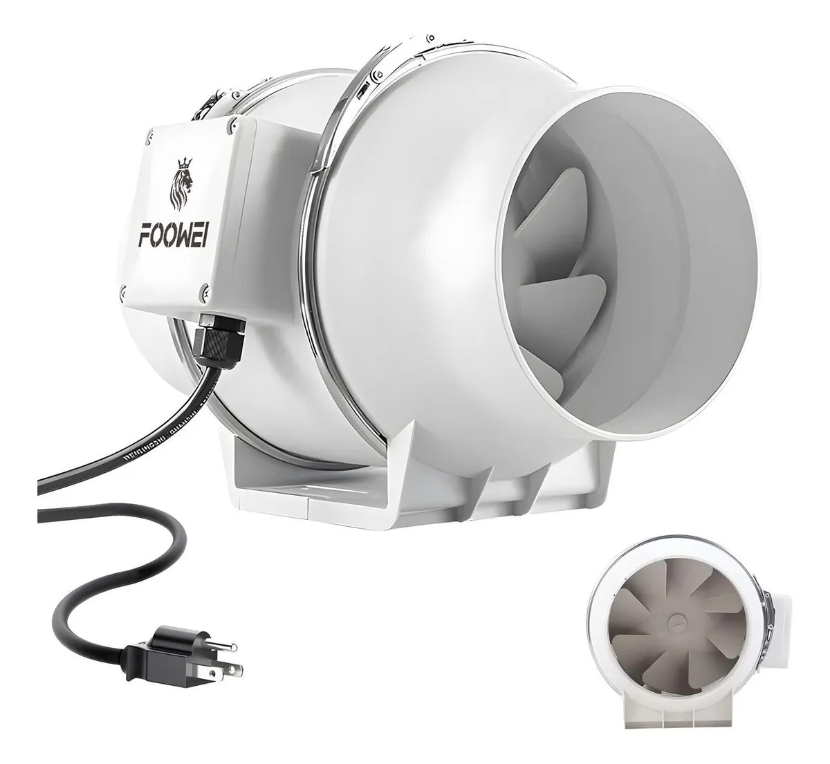 Potente Extractor De Aire Industria cocina Silencioso De 6 Pulgadas FOOWEI extractor de humo industrial