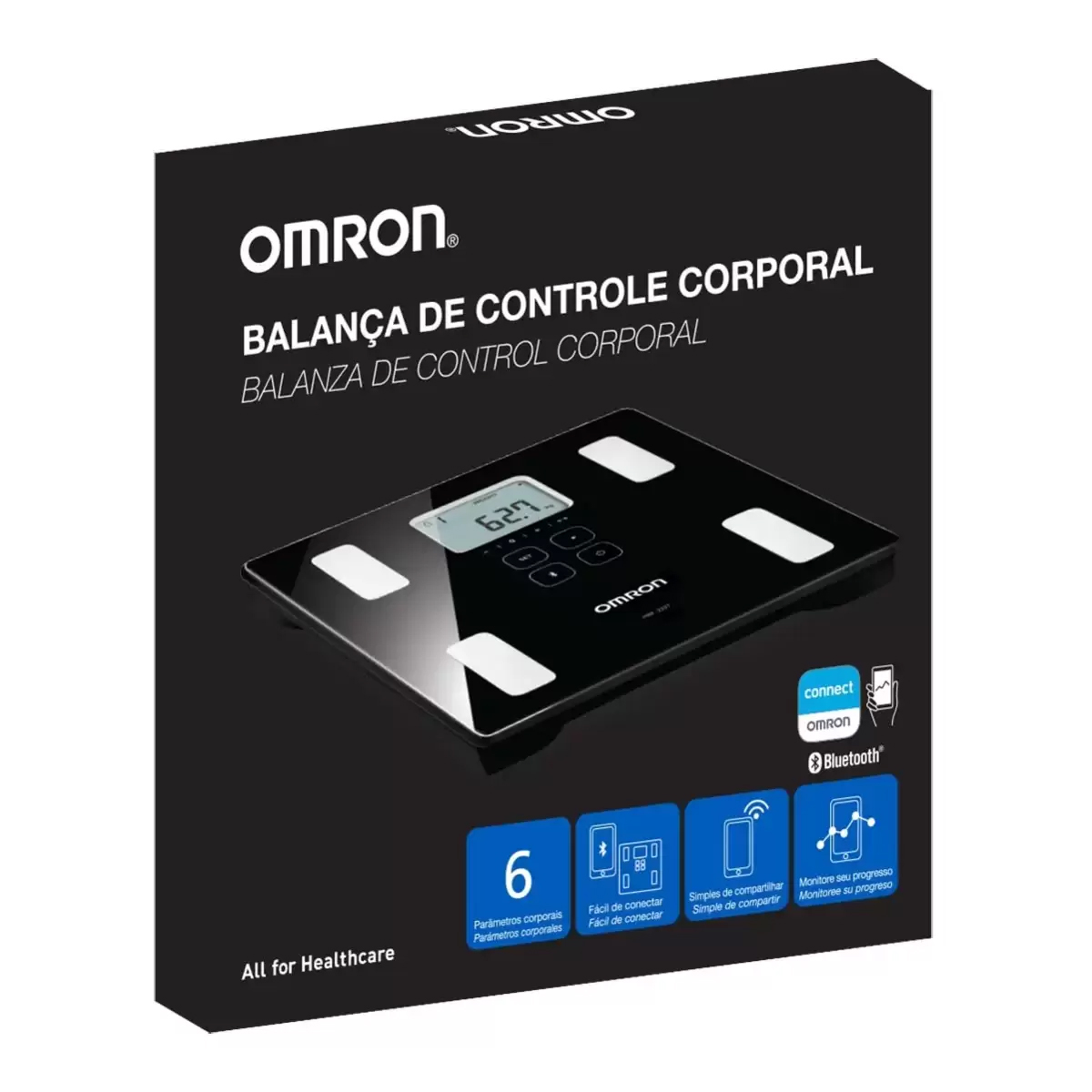 Báscula De Control Corporal Omron Con Bluetooth