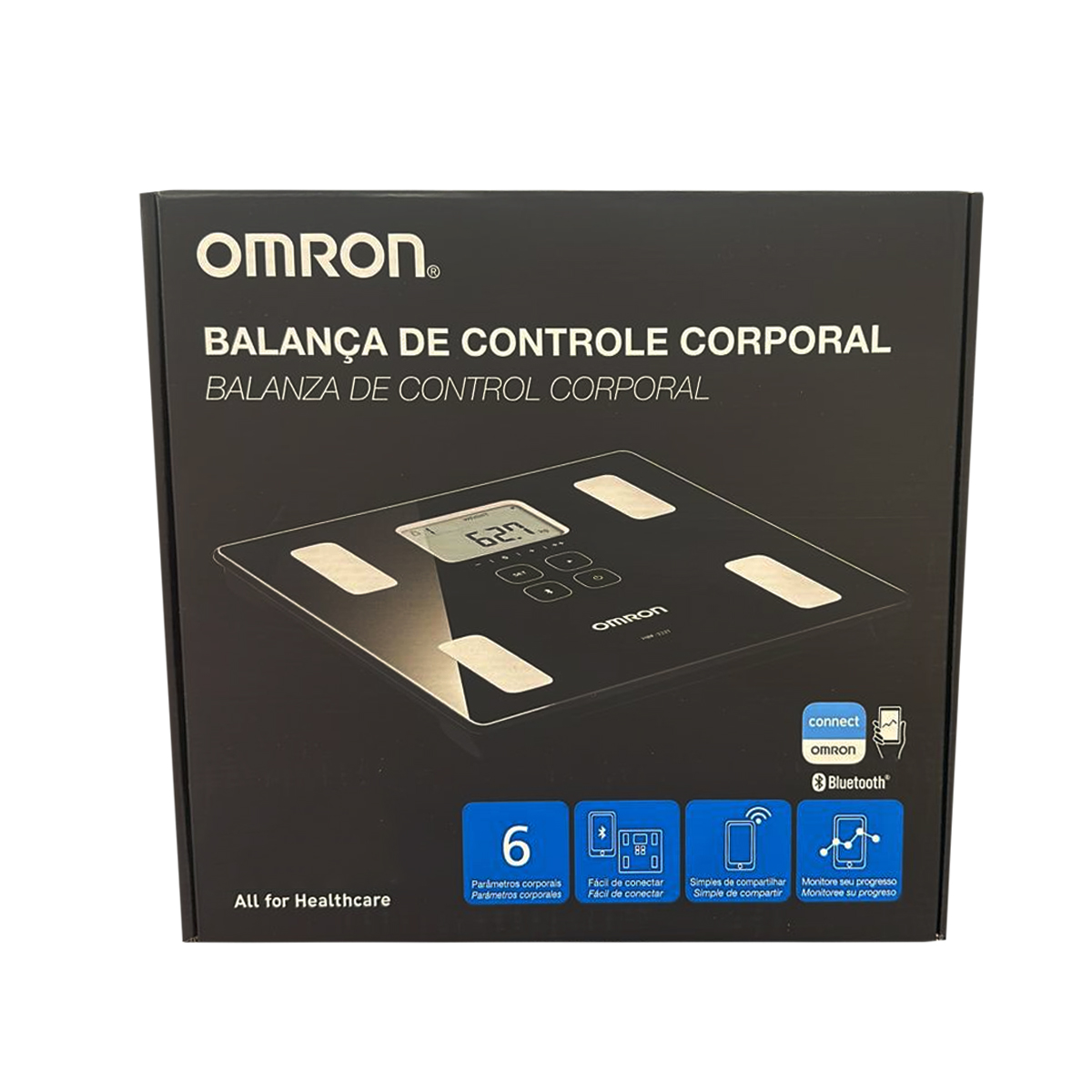 Báscula De Control Corporal Omron Con Bluetooth