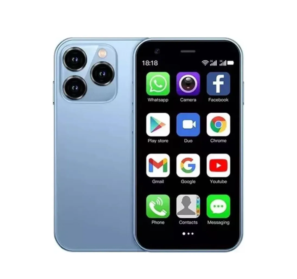 Mini Smartphone Soyes Xs15, Tarjetas Sim Duales, 16 Gb Y 2 Gb De Ram azul