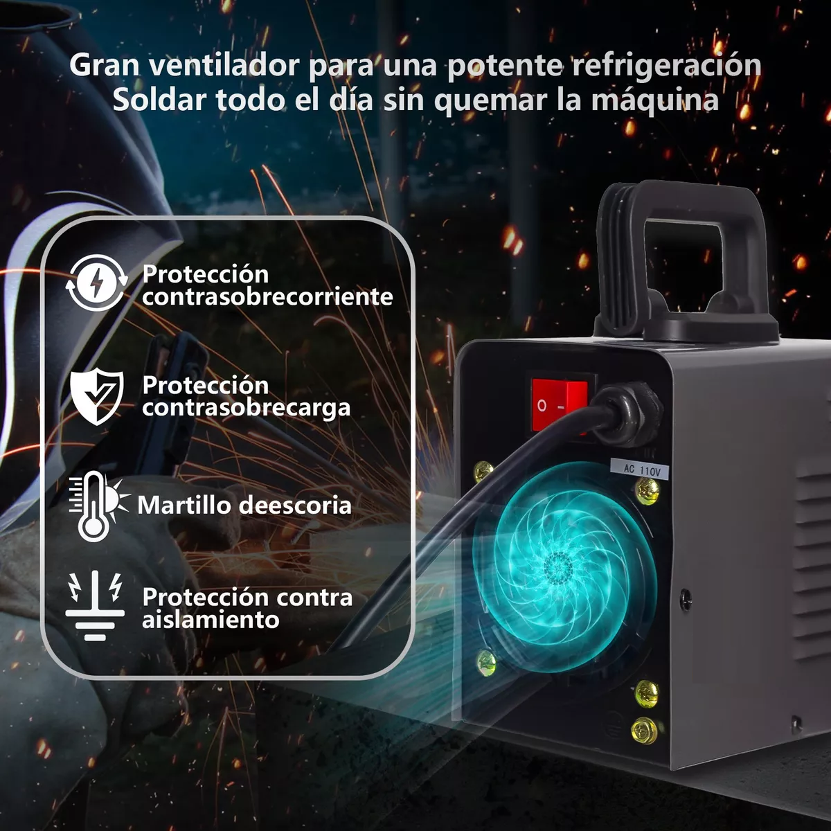 Mini Soldadoras Maquina Soldar Portatil Inversores Negro