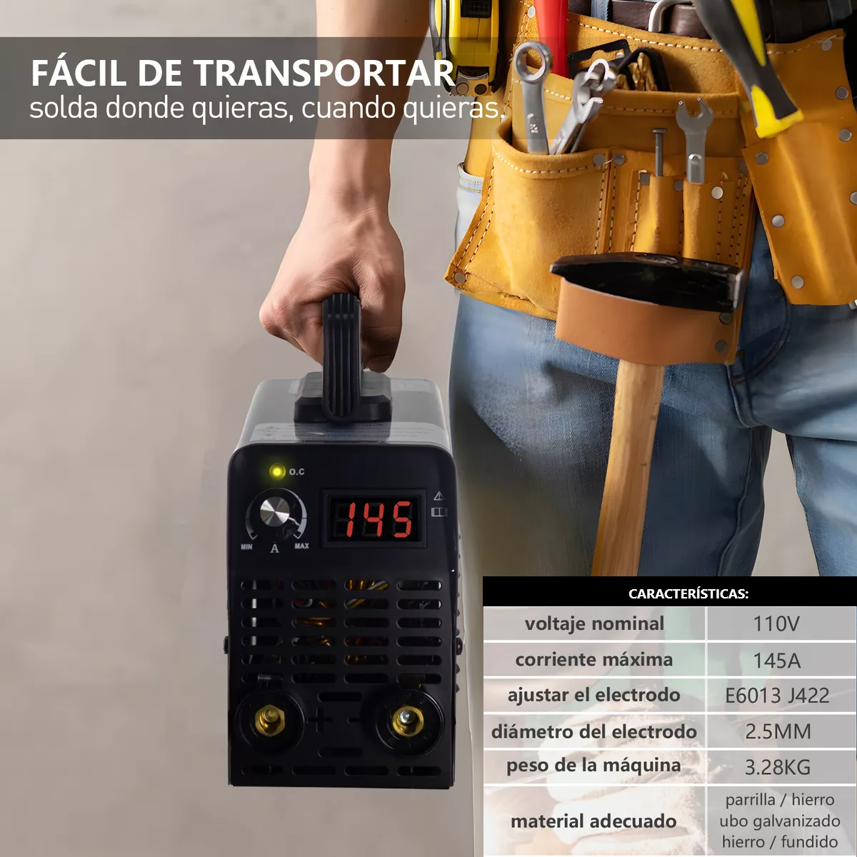 Mini Soldadoras Maquina Soldar Portatil Inversores Negro
