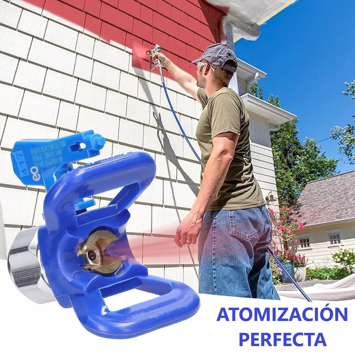 Juego De Boquillas De Pintura Sin Aire Puntas De Máquina 