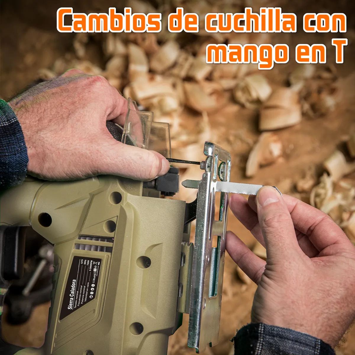 Sierra Caladora Profesional 7 Velocidades 