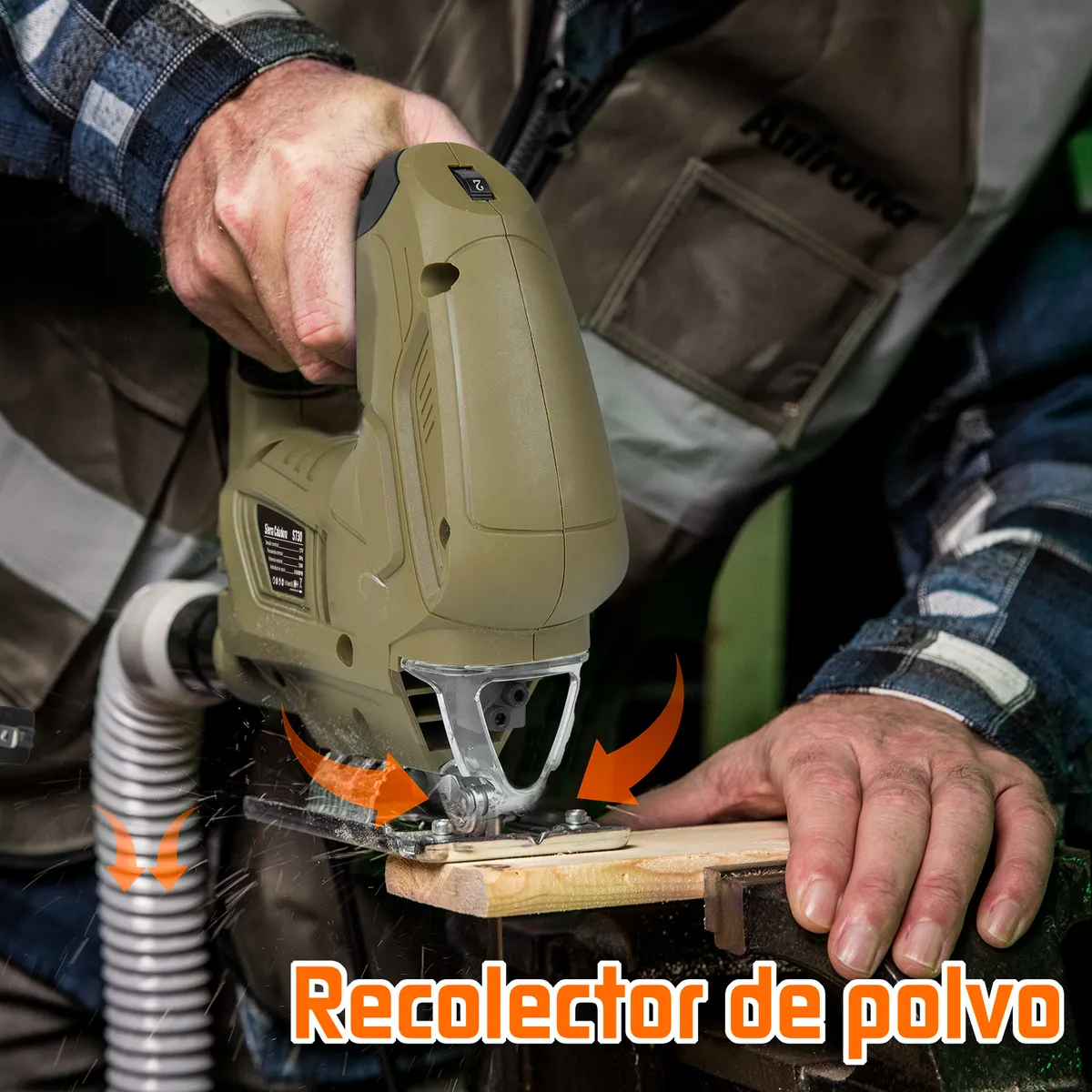Sierra Caladora Profesional 7 Velocidades 