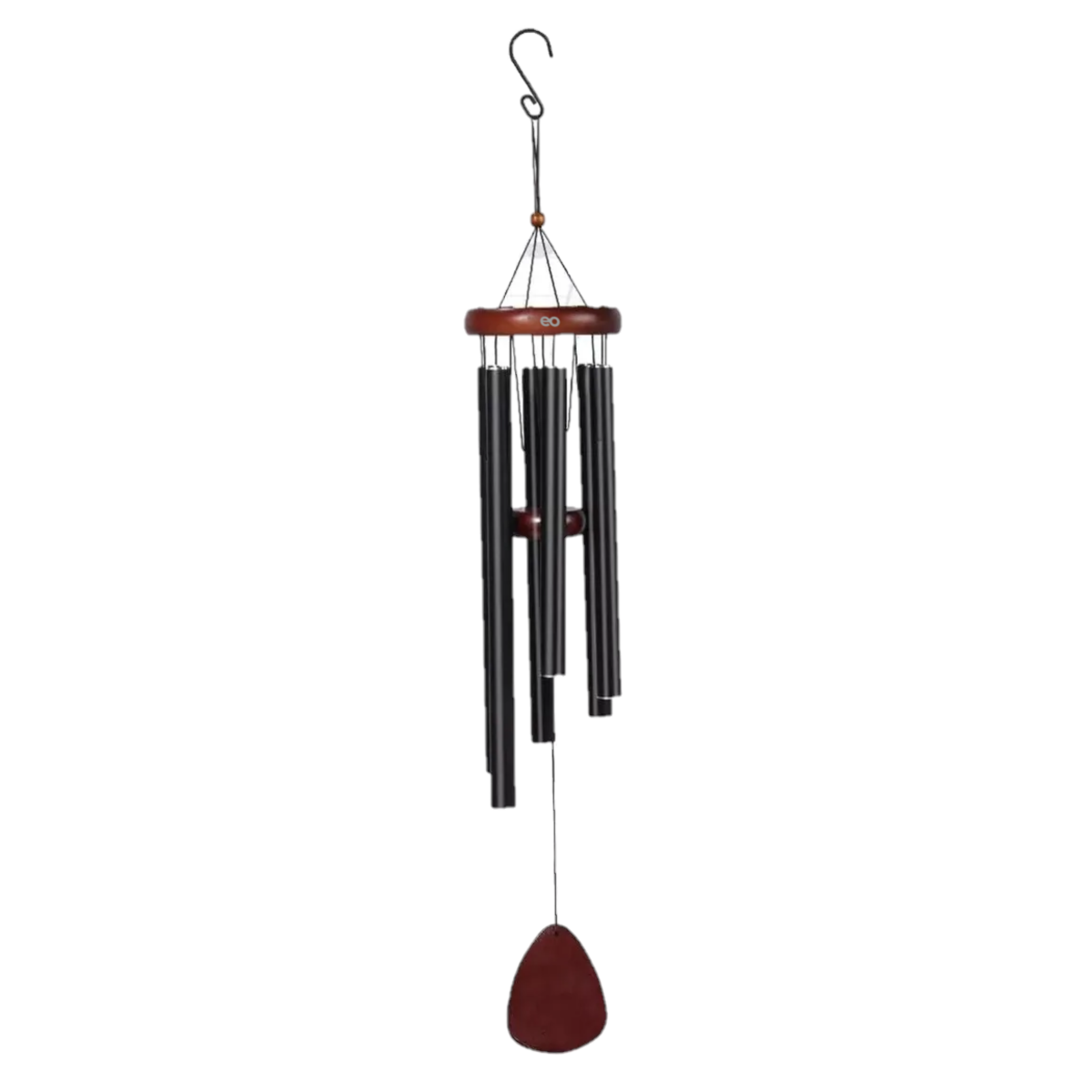 Campana Viento De Tubo Metálico Negro