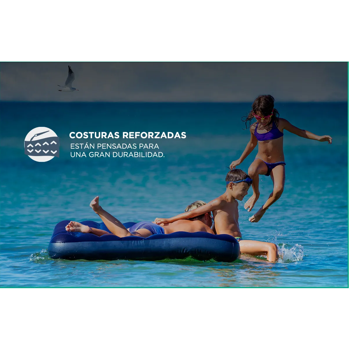 Colchón Inflable Matrimonial Violeta