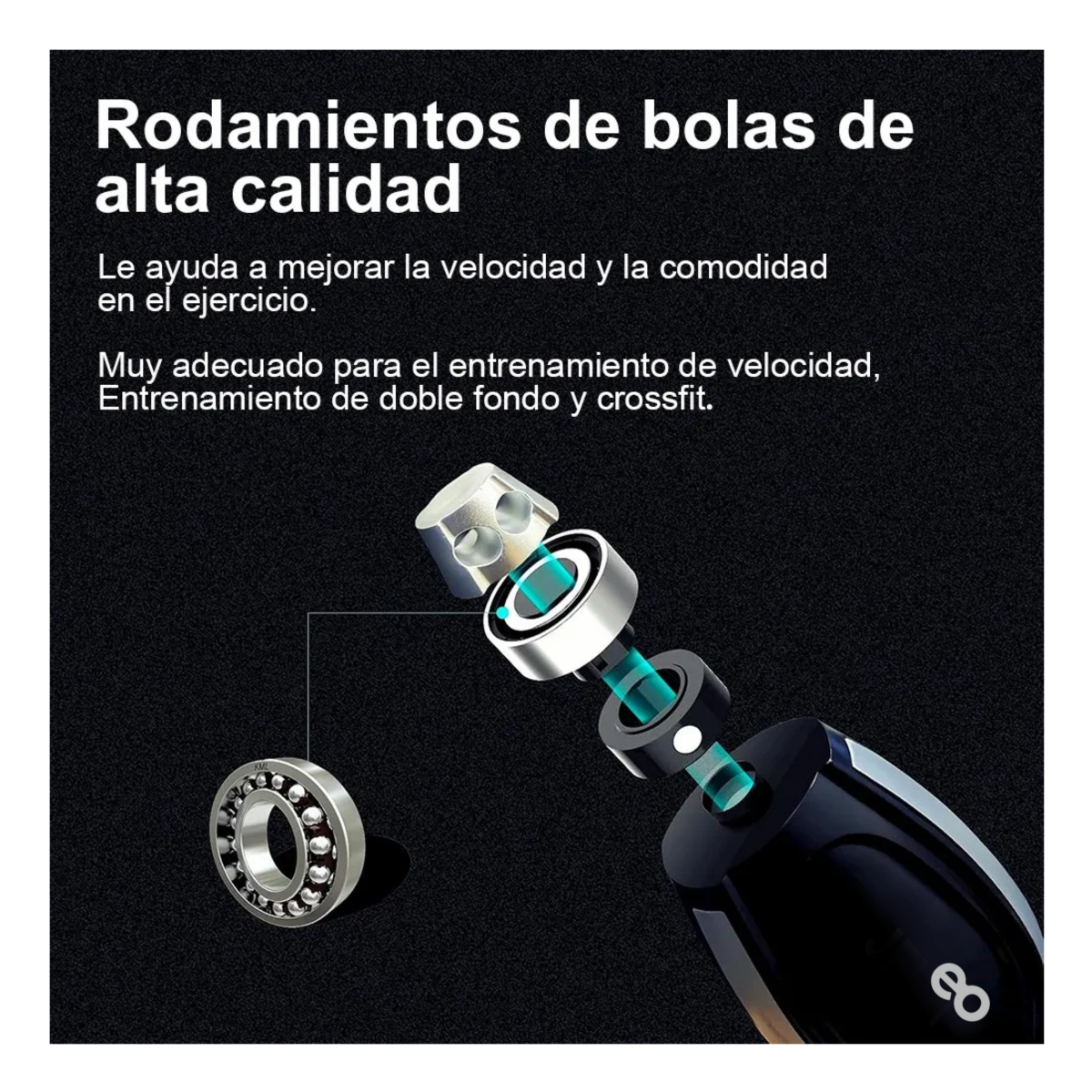 Cuerda Calculada Para Saltar Tipo Crossfit Deporte Fitness