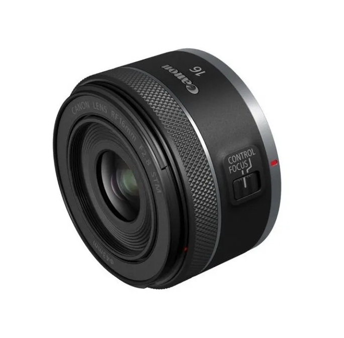 Lente Canon  Objetivo Gran Angular Fijo RF16 mm f/2,8 STM Para Cámaras EOS serie R Color Negro