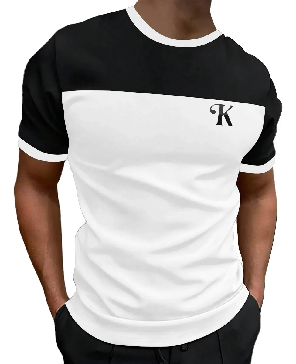 Playeras Gym Hombre Manga Corta Elástico Ocio Moda Fitness.
