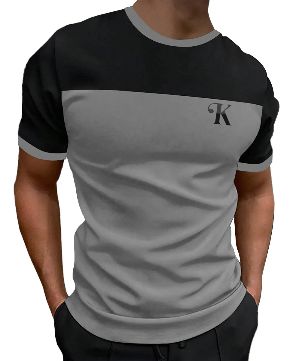 Playeras Gym Hombre Manga Corta Elástico Ocio Moda Fitness.