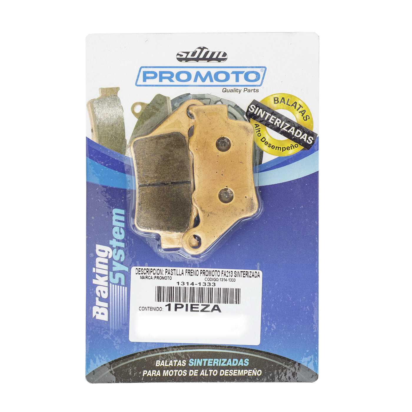 Balatas Promoto Tras S1000RR KTM DUKE RC 200 390 PULSAR DOMI