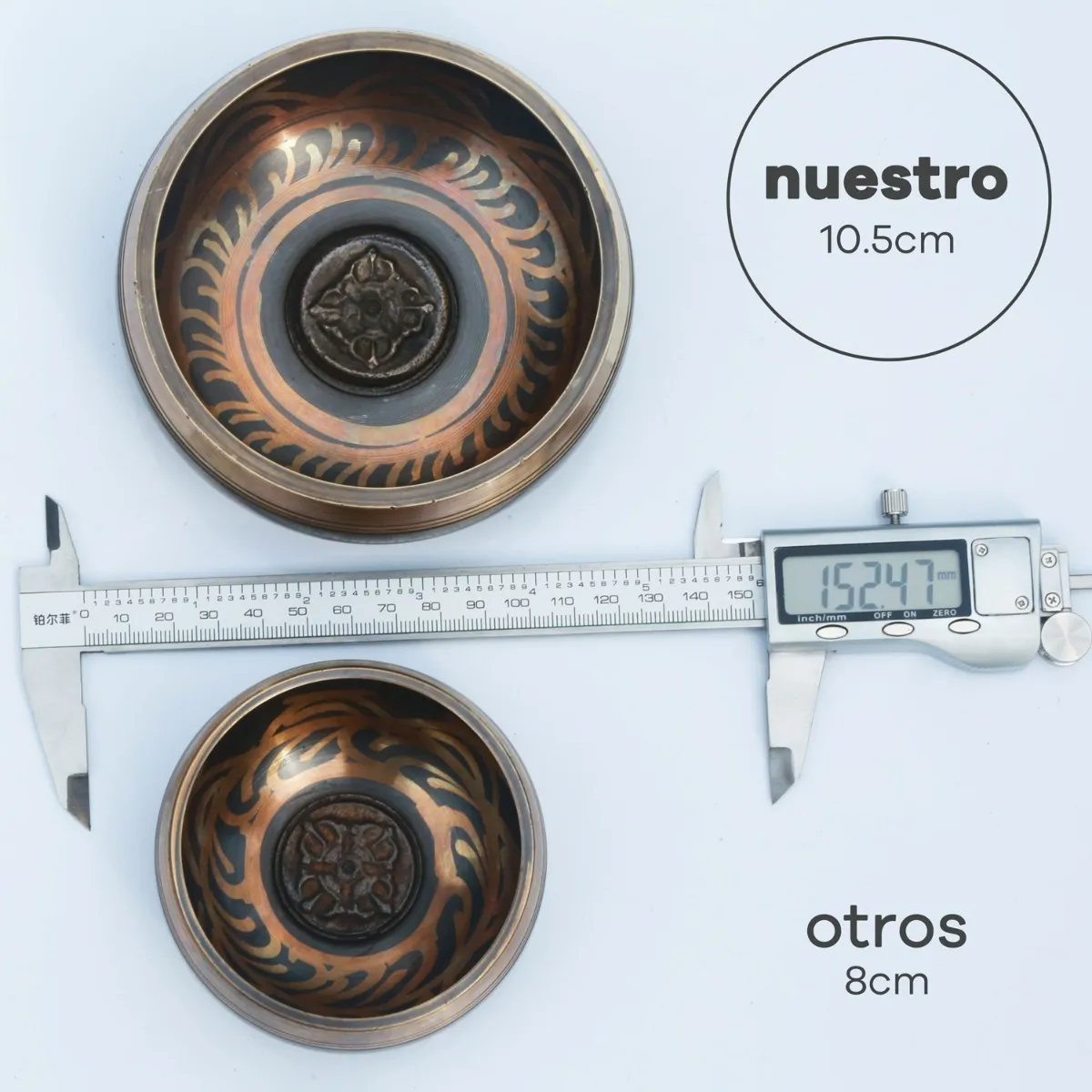 Juego De Cuencos Tibetanos De 10.5 Cm