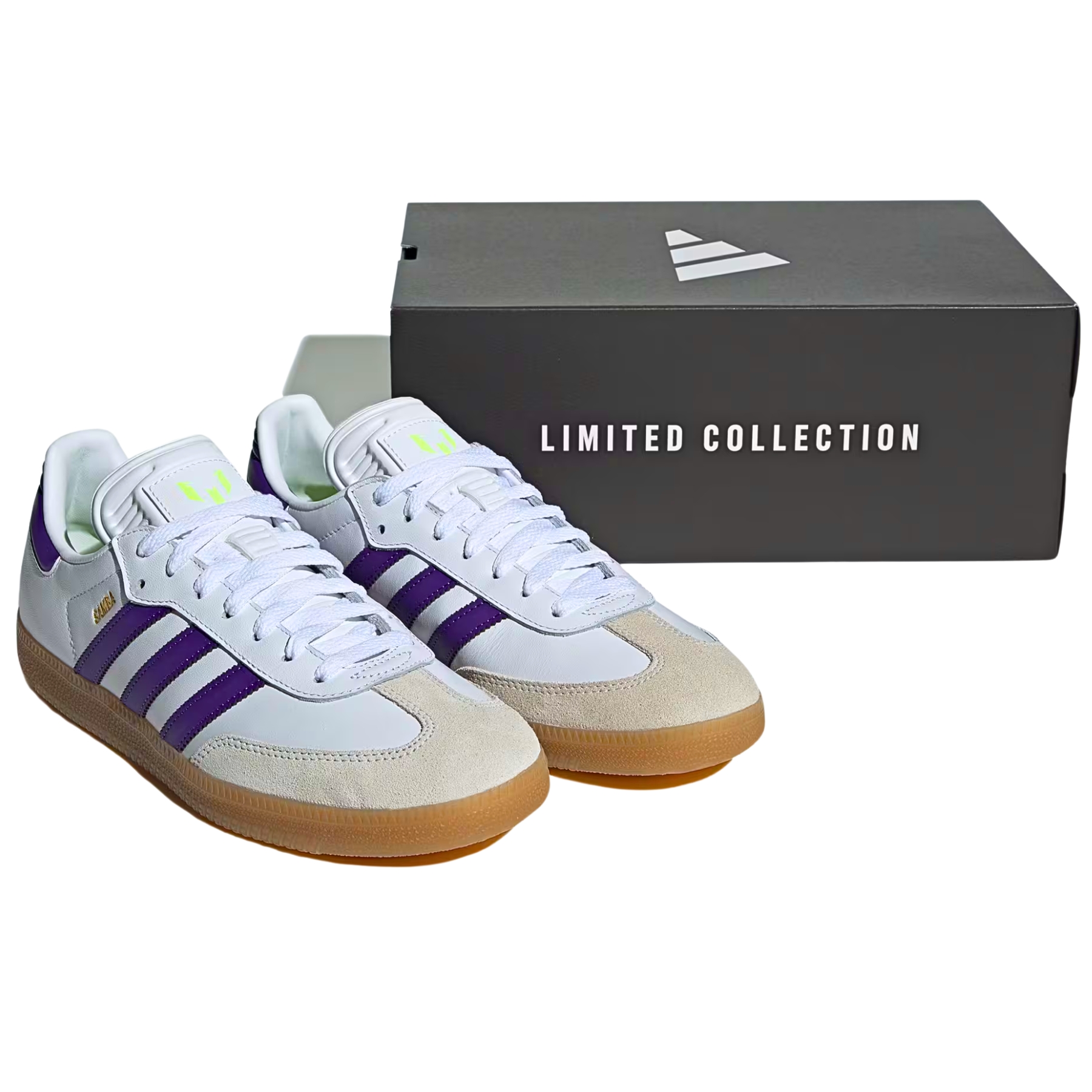 Tenis adidas Samba Messi Ih8161 Blanco Morado