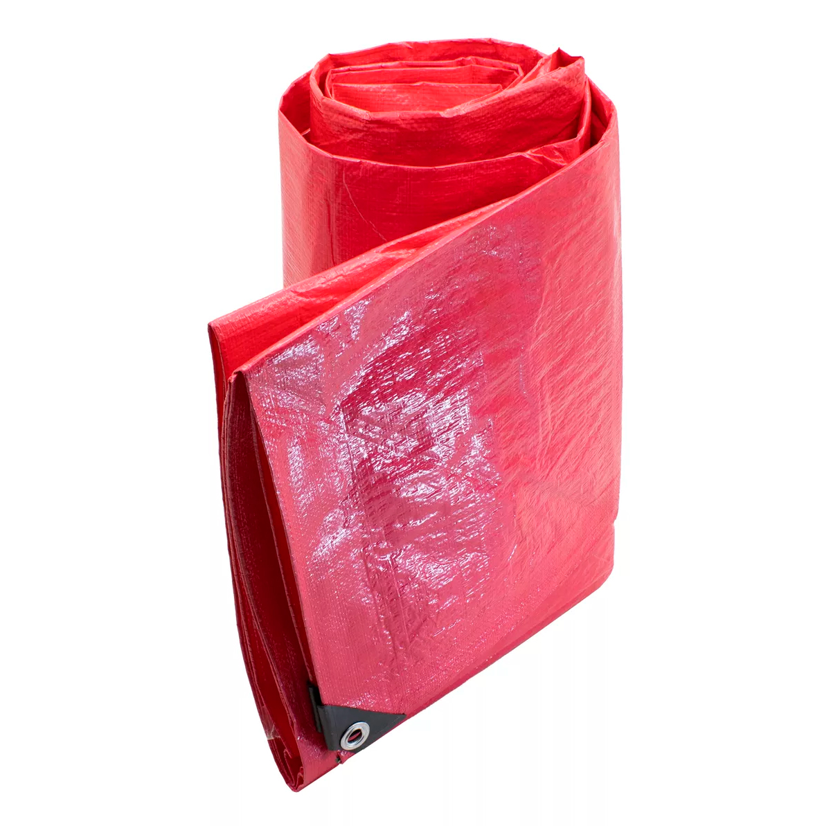 Lona De Polietileno Uso Rudo Termosellada Roja 110 Gr 4x5 M