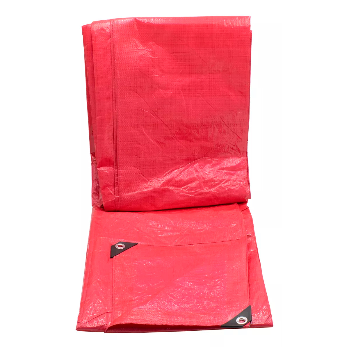 Lona De Polietileno Uso Rudo Termosellada Roja 110 Gr 4x5 M