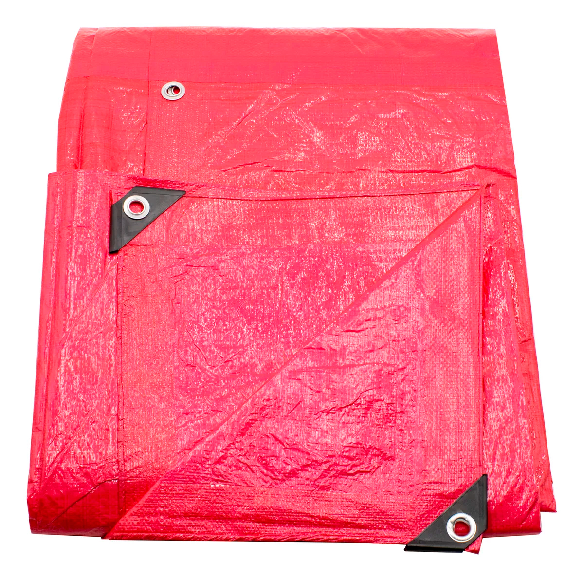 Lona De Polietileno Uso Rudo Termosellada Roja 110 Gr 4x5 M