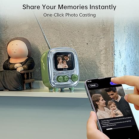 Divoom Tiivoo-2 Pixel Art Altavoz BT portátil Pantalla LED Verde