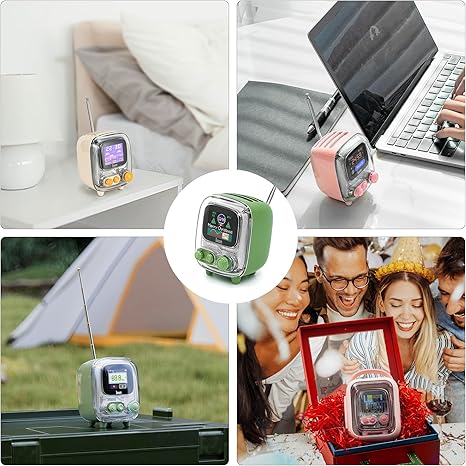 Divoom Tiivoo-2 Pixel Art Altavoz BT portátil Pantalla LED Verde