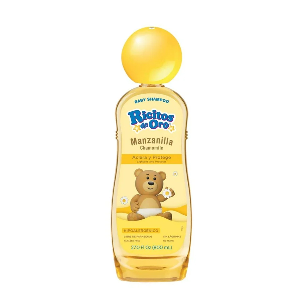Shampoo Hipoalergénico Ricitos De Oro Manzanilla 800ml