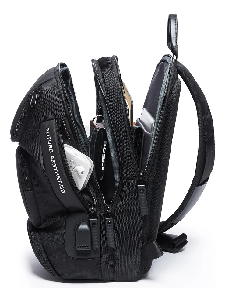 Backpack For Men Crossbody Shoulder Bags Waterproof Sling Chest Bag With Usb Port Color Negro 02