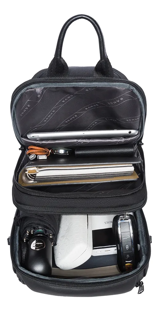 Backpack For Men Crossbody Shoulder Bags Waterproof Sling Chest Bag With Usb Port Color Negro 02