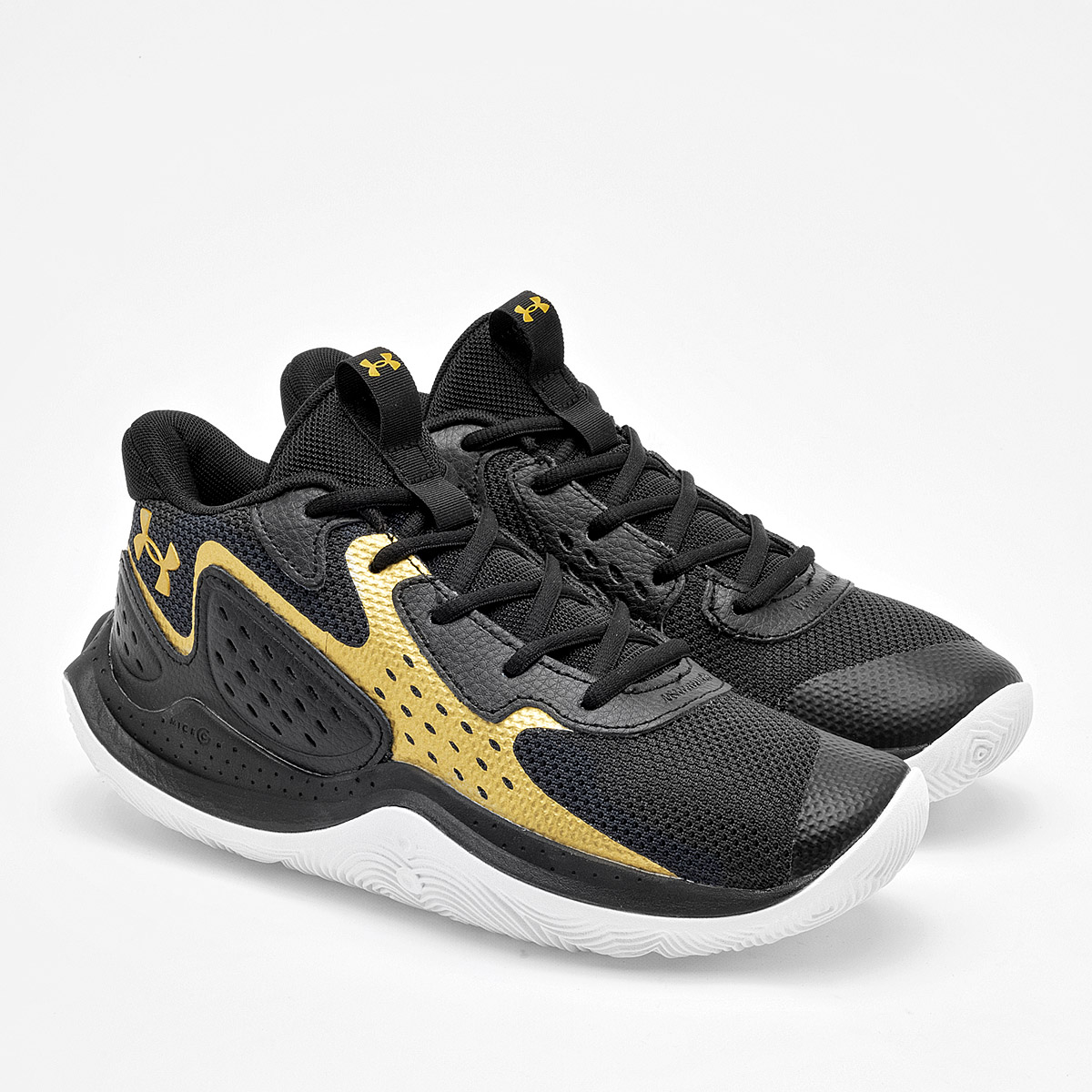 UNDER ARMOUR UA Jet '23 TENIS HOMBRE DEPORTIVO COLOR NEGRO ORO