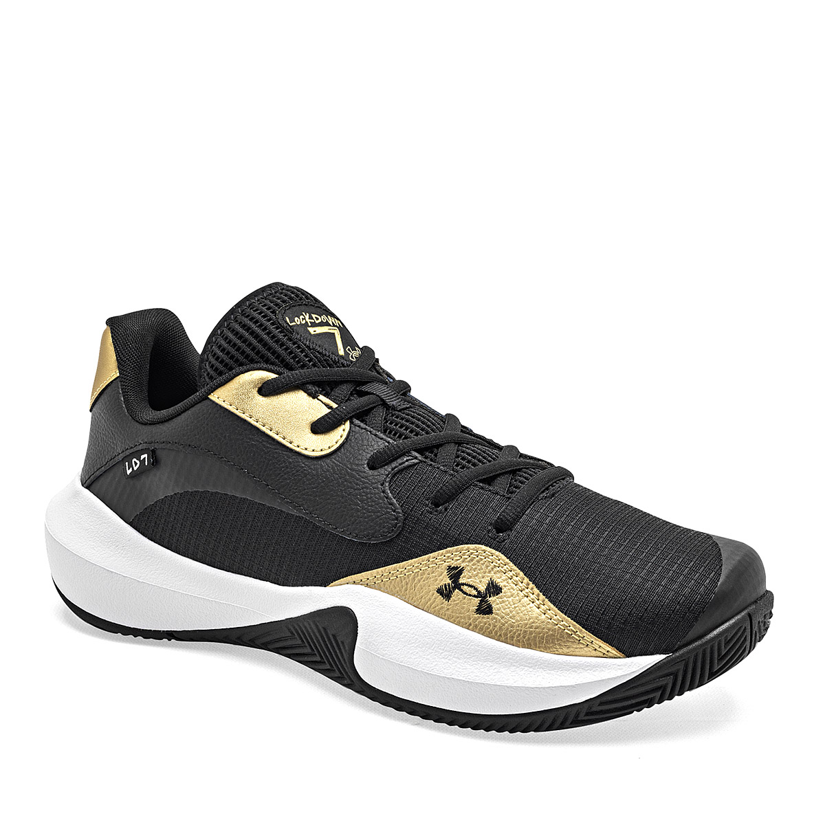 UNDER ARMOUR UA Lockdown 7 Low TENIS HOMBRE DEPORTIVO COLOR NEGRO ORO