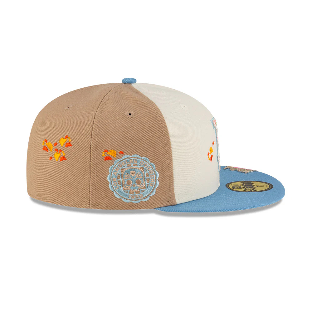Gorra New Era Los Angeles Dodgers Dia De Muertos 60598327 Cerrada 7 3/8
