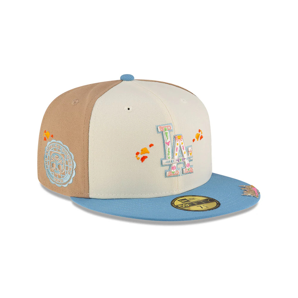 Gorra New Era Los Angeles Dodgers Dia De Muertos 60598327 Cerrada 7 3/8