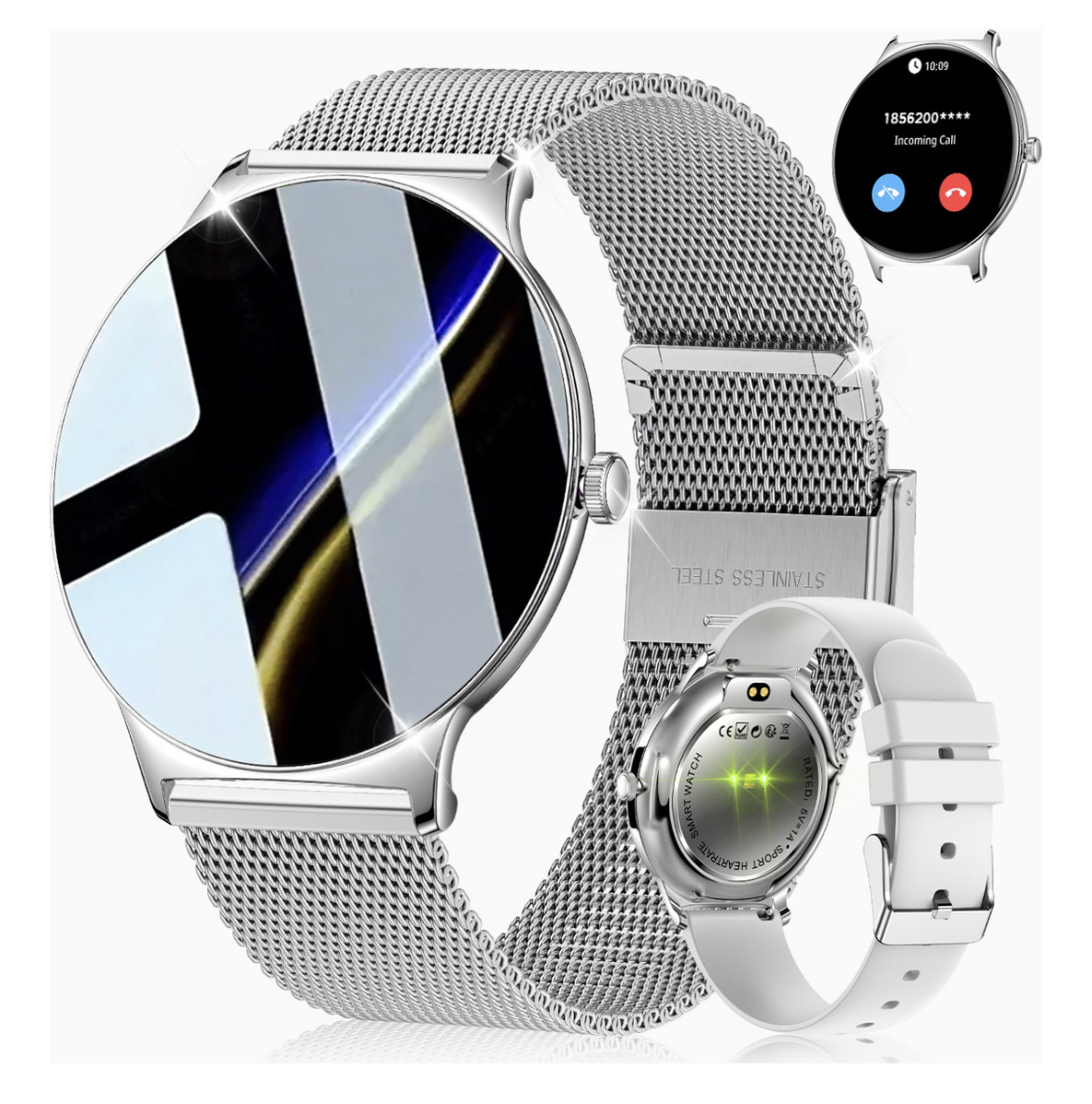 Reloj Inteligente Mujer Amoled 6,8 Mm Ultrafino Smartwatch