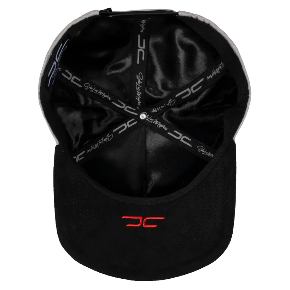 Gorra Jc Hats University Of Life Gris-Negro Plana Ajustable 002897
