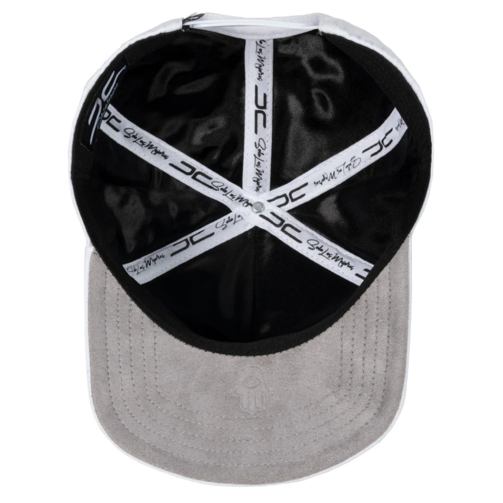 Gorra Jc Hats Cash Money Blanca Plana 002899 Ajustable