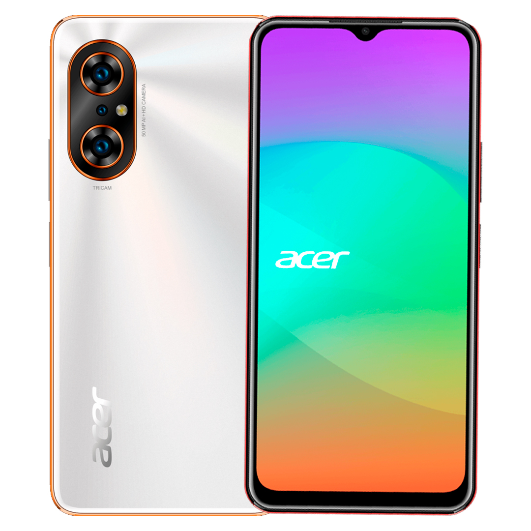 Acer Sospiro AC50 256GB Naranja Blanco 6Gb Ram Desbloqueado