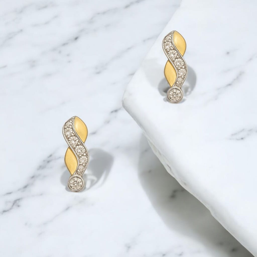  Aretes De Infinito Oro De 10k Con Zirconia + Obsequio