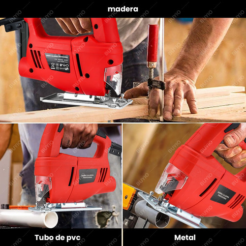 Sierra Caladora Eléctrica De Corte 800w Y 26 Accesorios 110v