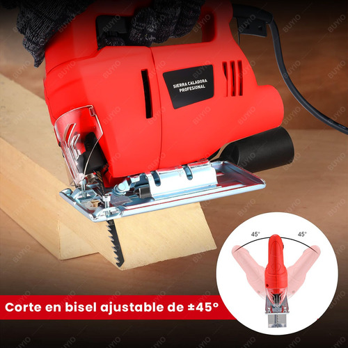 Sierra Caladora Eléctrica De Corte 800w Y 26 Accesorios 110v