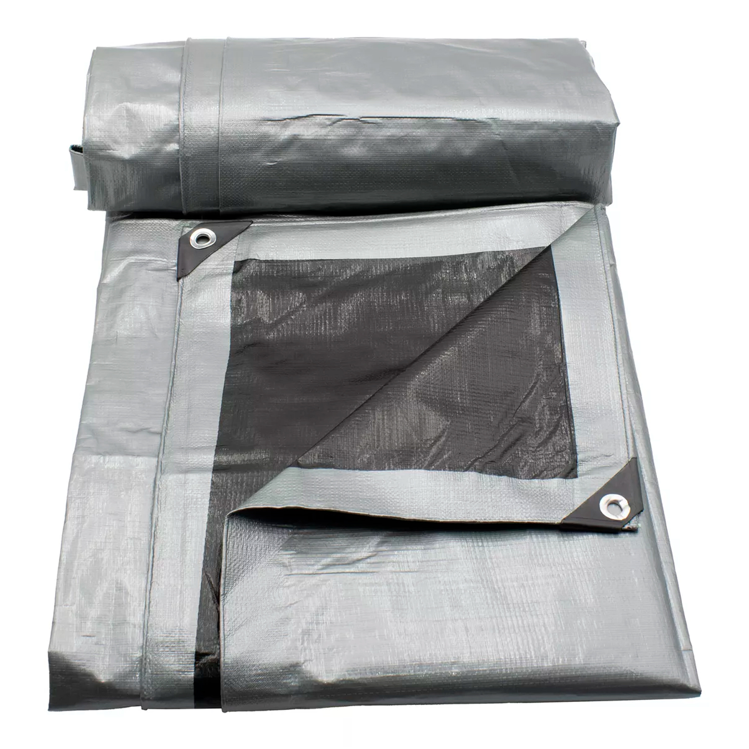 Lona De Polietileno Uso Super Rudo Gris/negro 180 Gr 3x3 M
