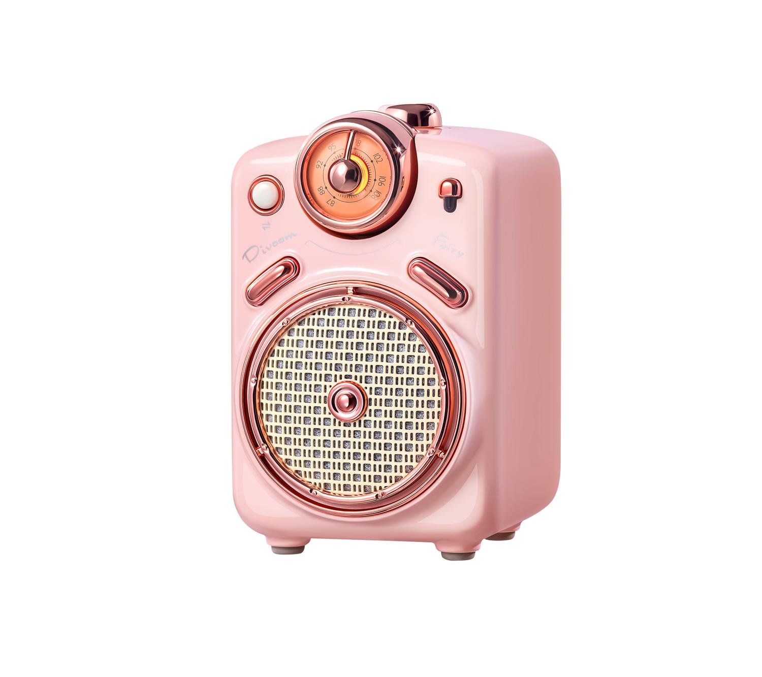 Divoom Fairy-Ok, Altavoz Bluetooth, Color Rosa
