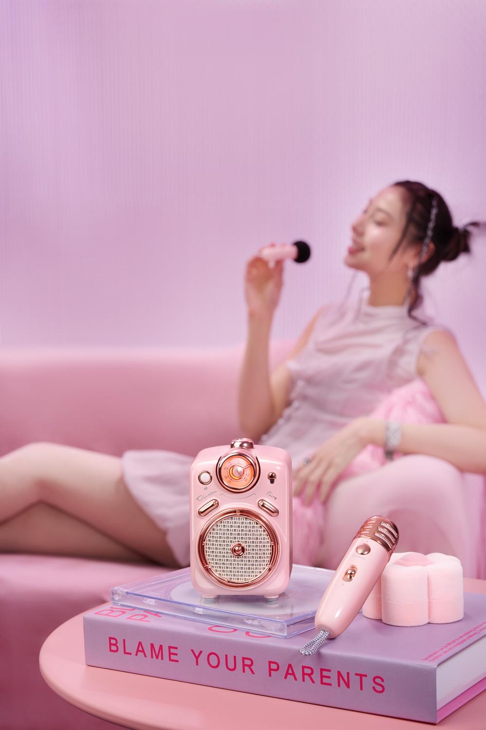 Divoom Fairy-Ok, Altavoz Bluetooth, Color Rosa