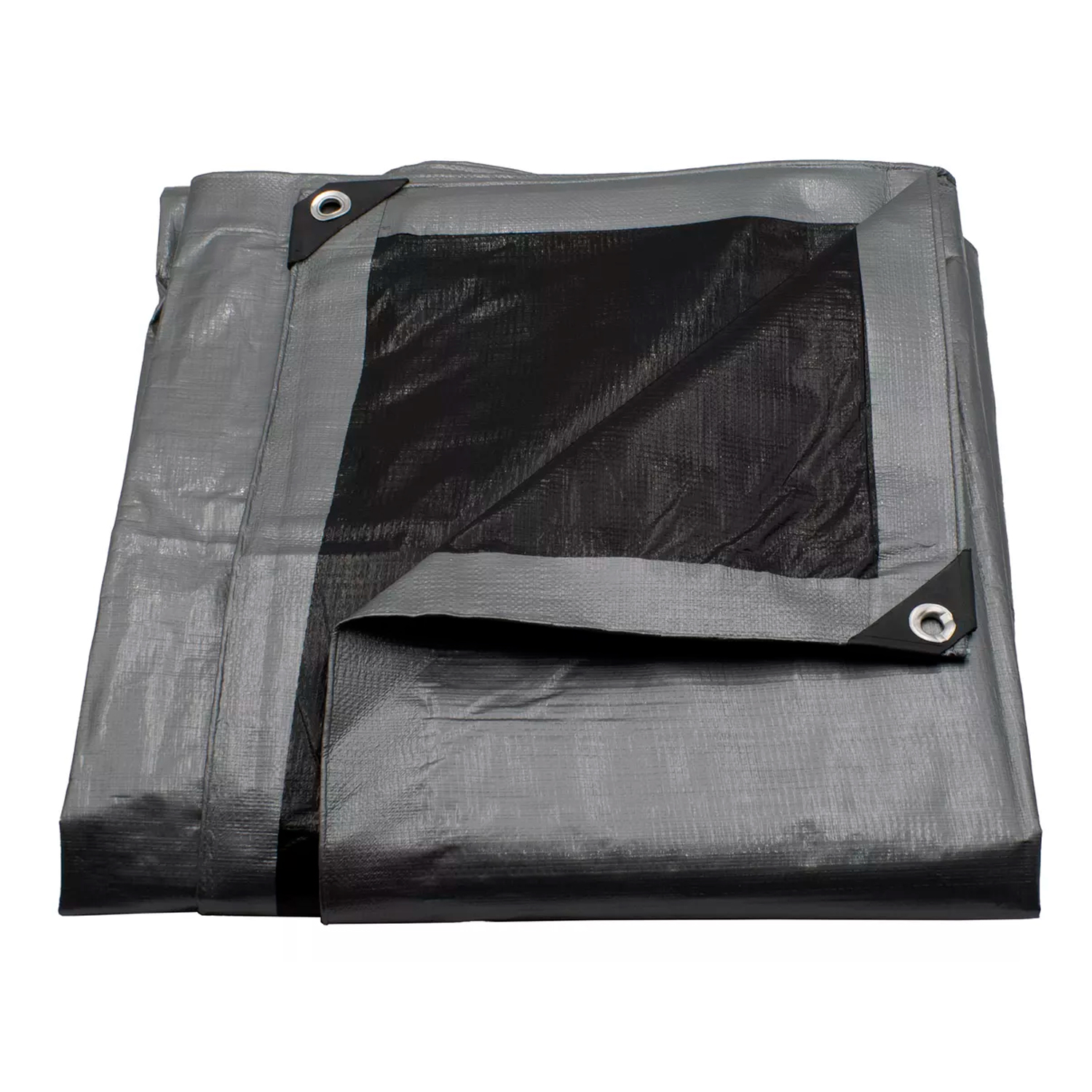 Lona De Polietileno Uso Super Rudo Gris/negro 180 Gr 3x3 M
