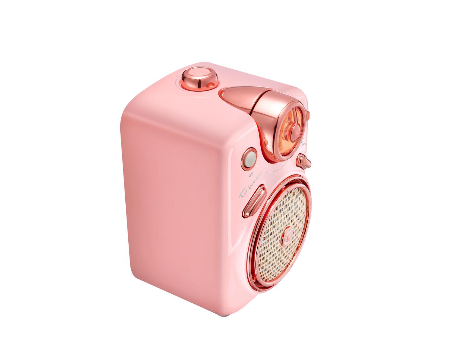 Divoom Fairy-Ok, Altavoz Bluetooth, Color Rosa