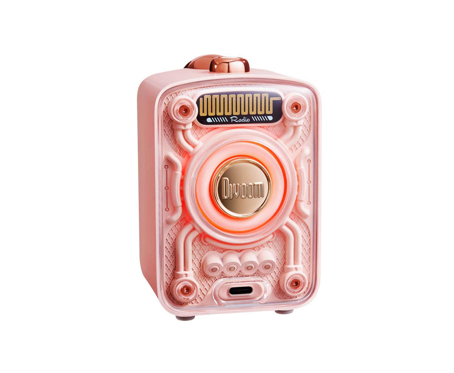 Divoom Fairy-Ok, Altavoz Bluetooth, Color Rosa