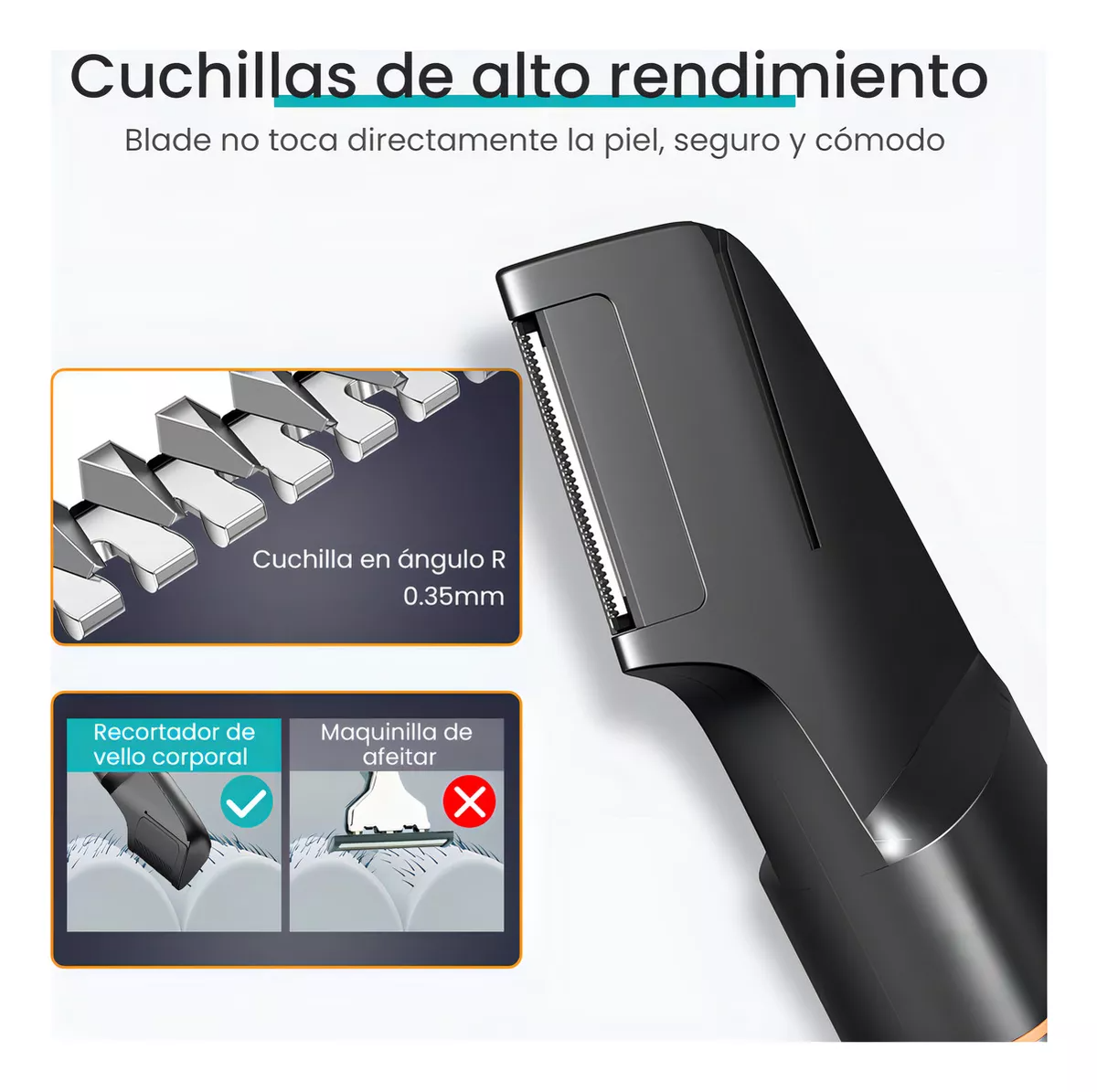 Rasuradora Kensen LK-881 gris y negra 127V