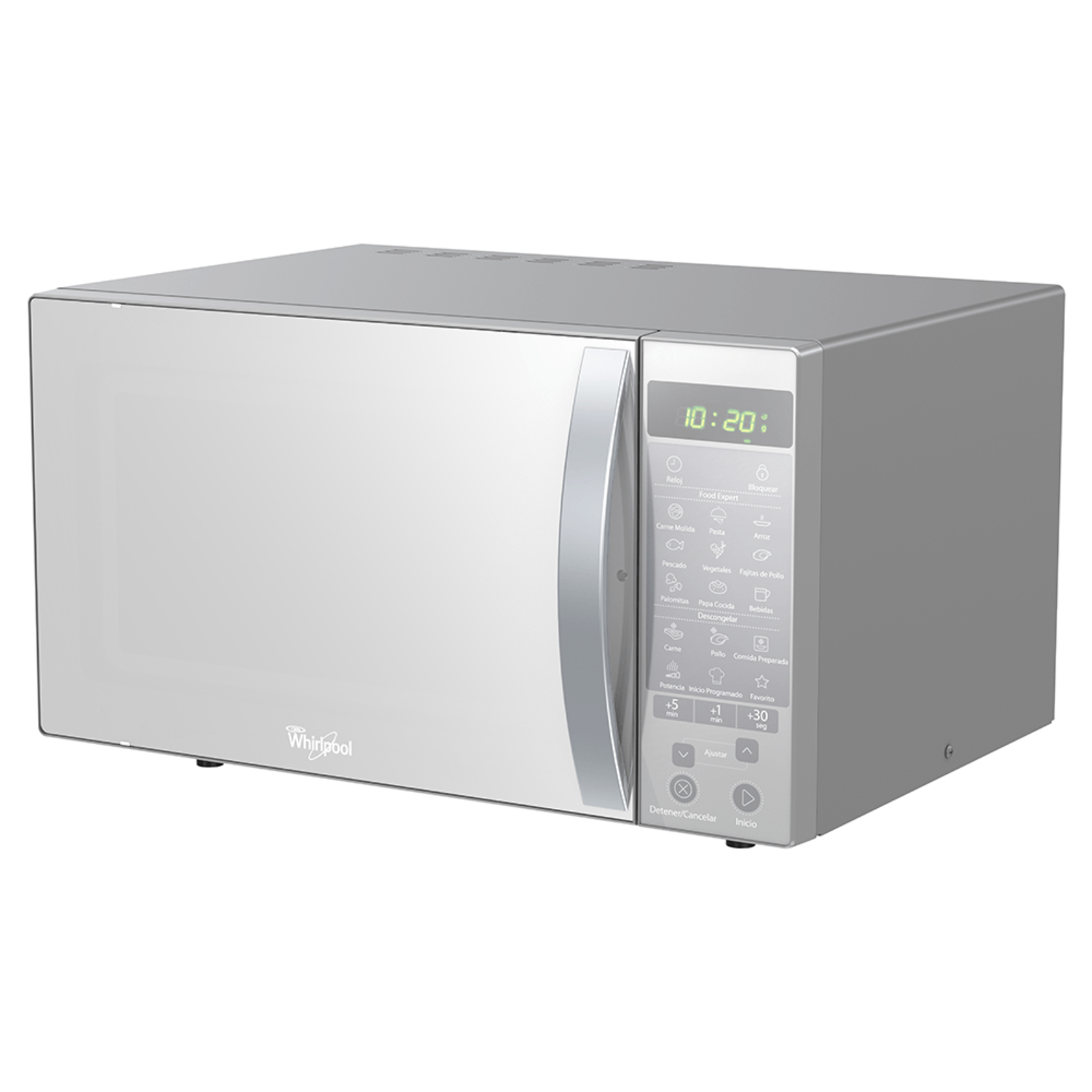 Horno Microondas Whirlpool 1.1 Pies, Plata, WM1211DE
