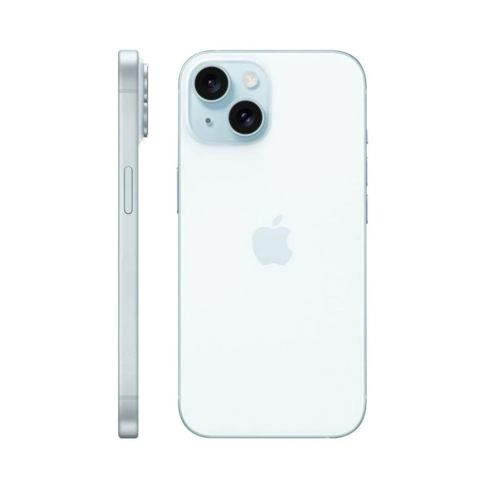 iPhone 15 128GB Azul CHIP Reacondicionado + Mini Bocina