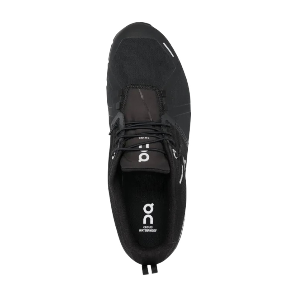 Tenis On Cloud Running Cloud 5 color negro con suela de goma Talla 27.5