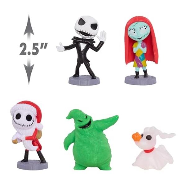 Just Play Disney Tim Burton's The Nightmare Before Christmas Collectible Figure Set, Kids Toys for Ages 3 Up